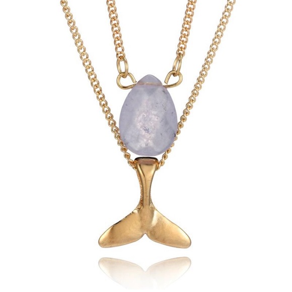 Choker Necklace Whale Crystal - Picture 5 of 5